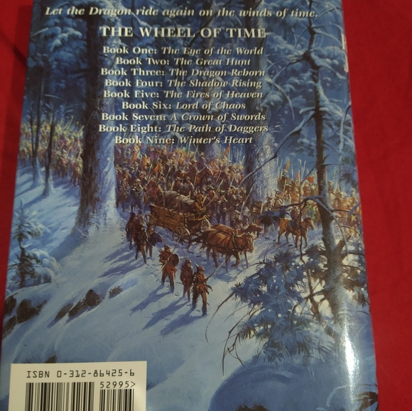 Wheel of Time #9 Winters Heart HB 2000 Robert Jordan - Picture 3 of 3